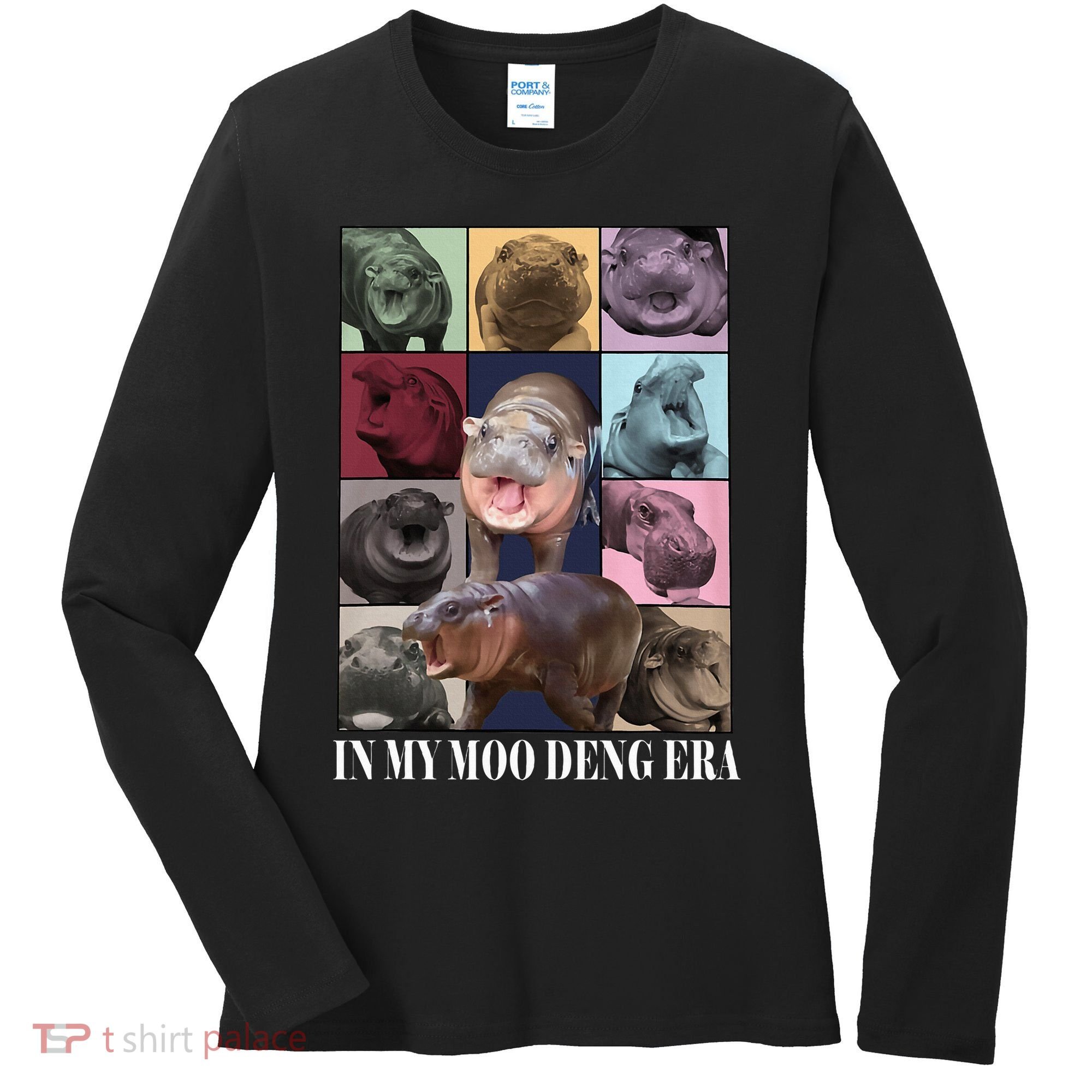 In My Moo Deng Era  Moo Deng Lover Women's Long Sleeve Shirt