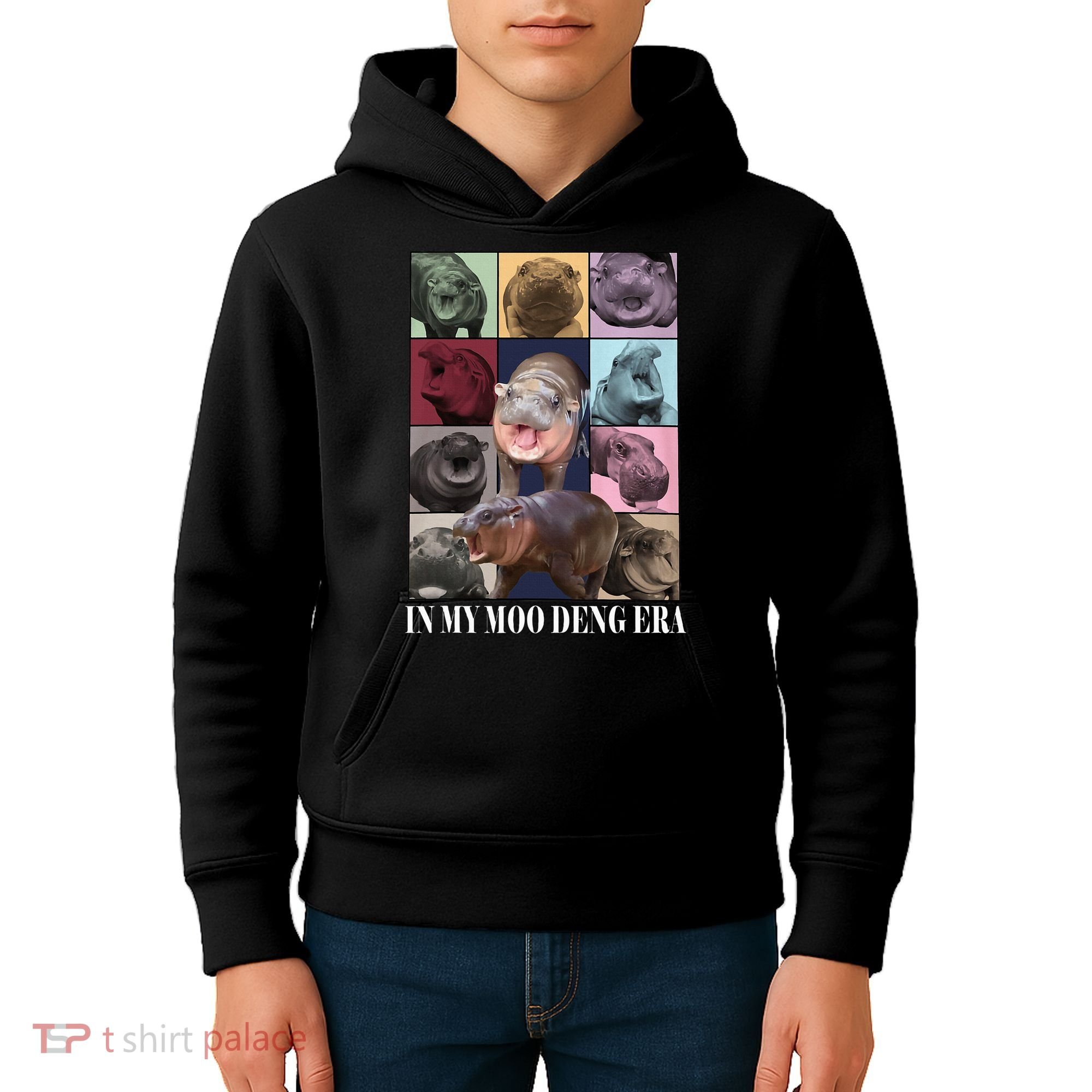 In My Moo Deng Era  Moo Deng Lover Kids Hoodie