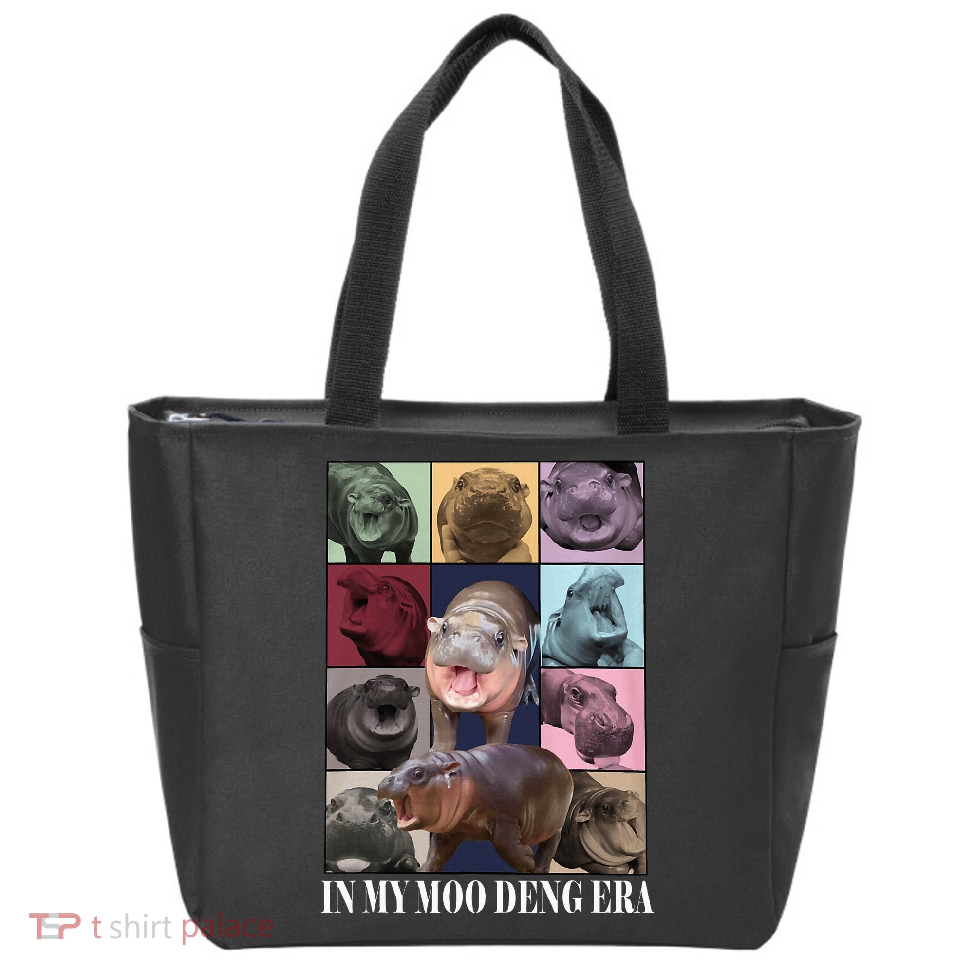 In My Moo Deng Era  Moo Deng Lover Tote Bag