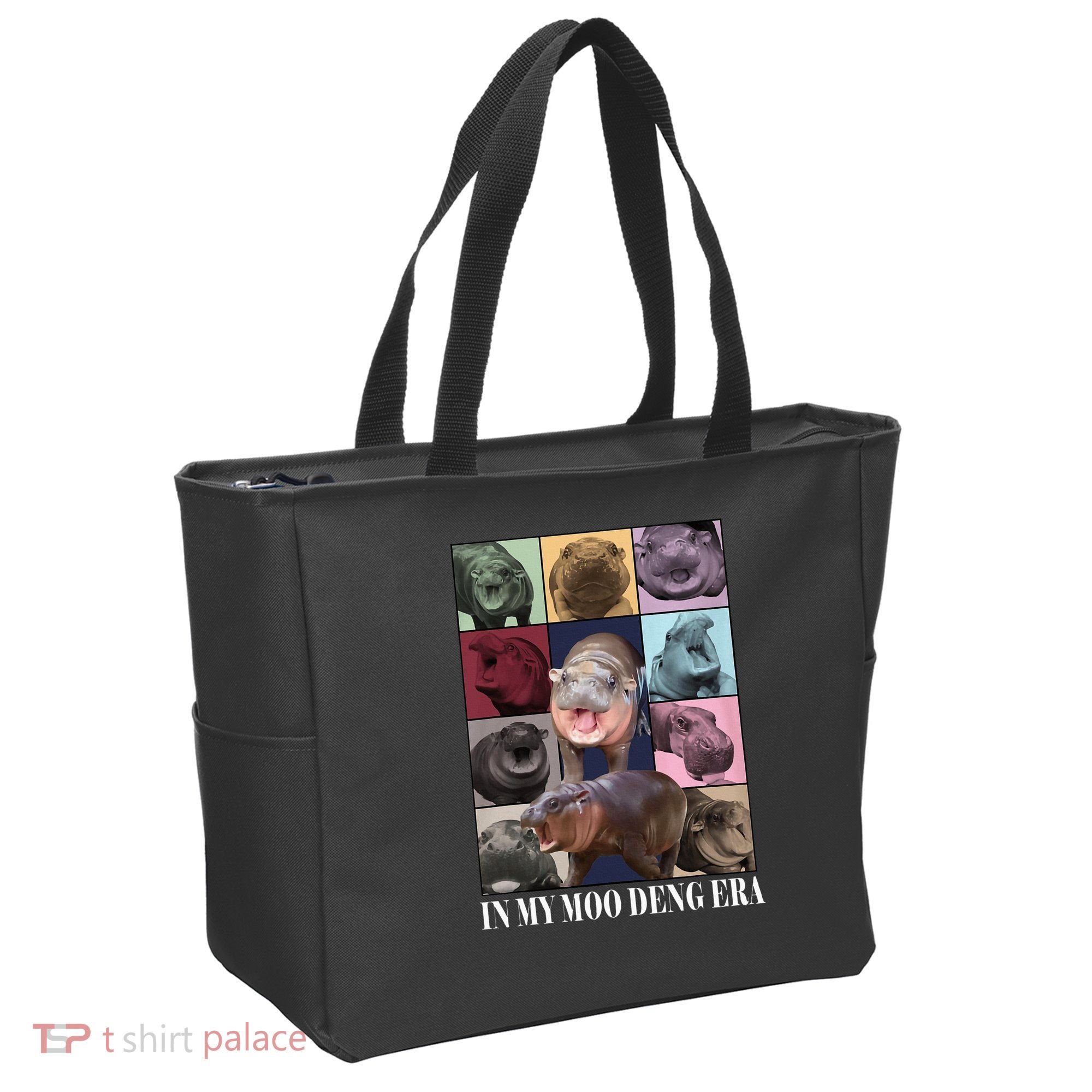 In My Moo Deng Era  Moo Deng Lover Tote Bag