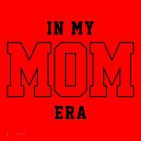 In My Mom Era Cute Mothers Day Gift Santa Hat thumb 1