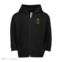 Its My Mardi Gras Birthday Yall Mardi Gras Toddler Zip Fleece Hoodie thumb 0