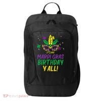 Its My Mardi Gras Birthday Yall Mardi Gras City Backpack thumb 0