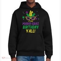Its My Mardi Gras Birthday Yall Mardi Gras District V.I.T. Heavyweight Hoodie thumb 0