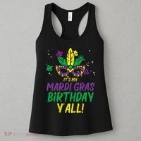 Its My Mardi Gras Birthday Yall Mardi Gras Women's Tank Top thumb 3