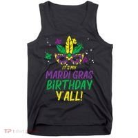 Its My Mardi Gras Birthday Yall Mardi Gras Tank Top thumb 0
