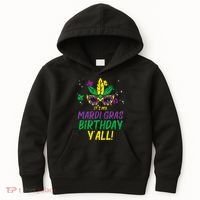 Its My Mardi Gras Birthday Yall Mardi Gras Kids Hoodie thumb 0