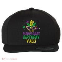 Its My Mardi Gras Birthday Yall Mardi Gras Wool Snapback Cap thumb 0