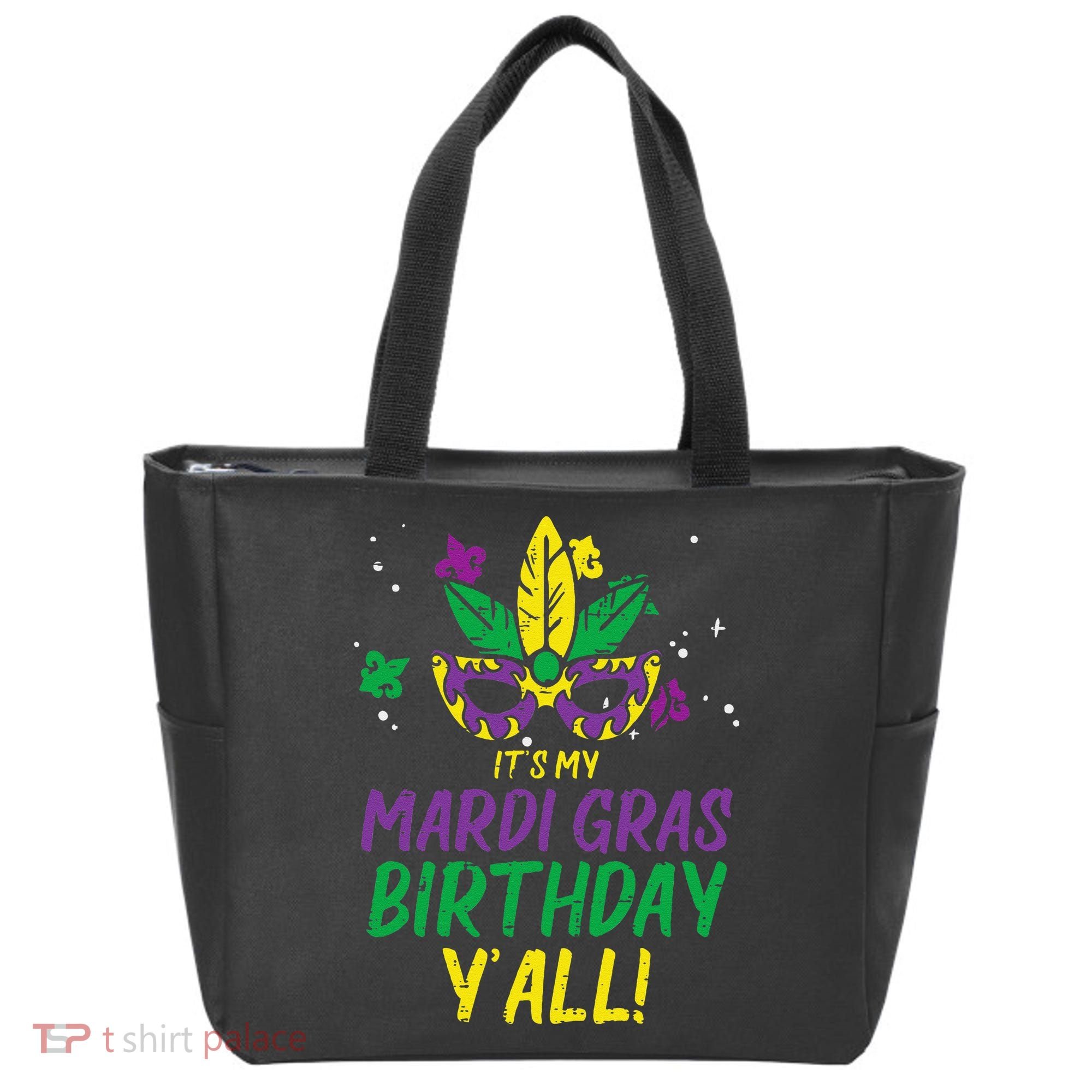 Its My Mardi Gras Birthday Yall Mardi Gras Tote Bag