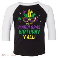 Its My Mardi Gras Birthday Yall Mardi Gras Toddler Fine Jersey T-Shirt thumb 0