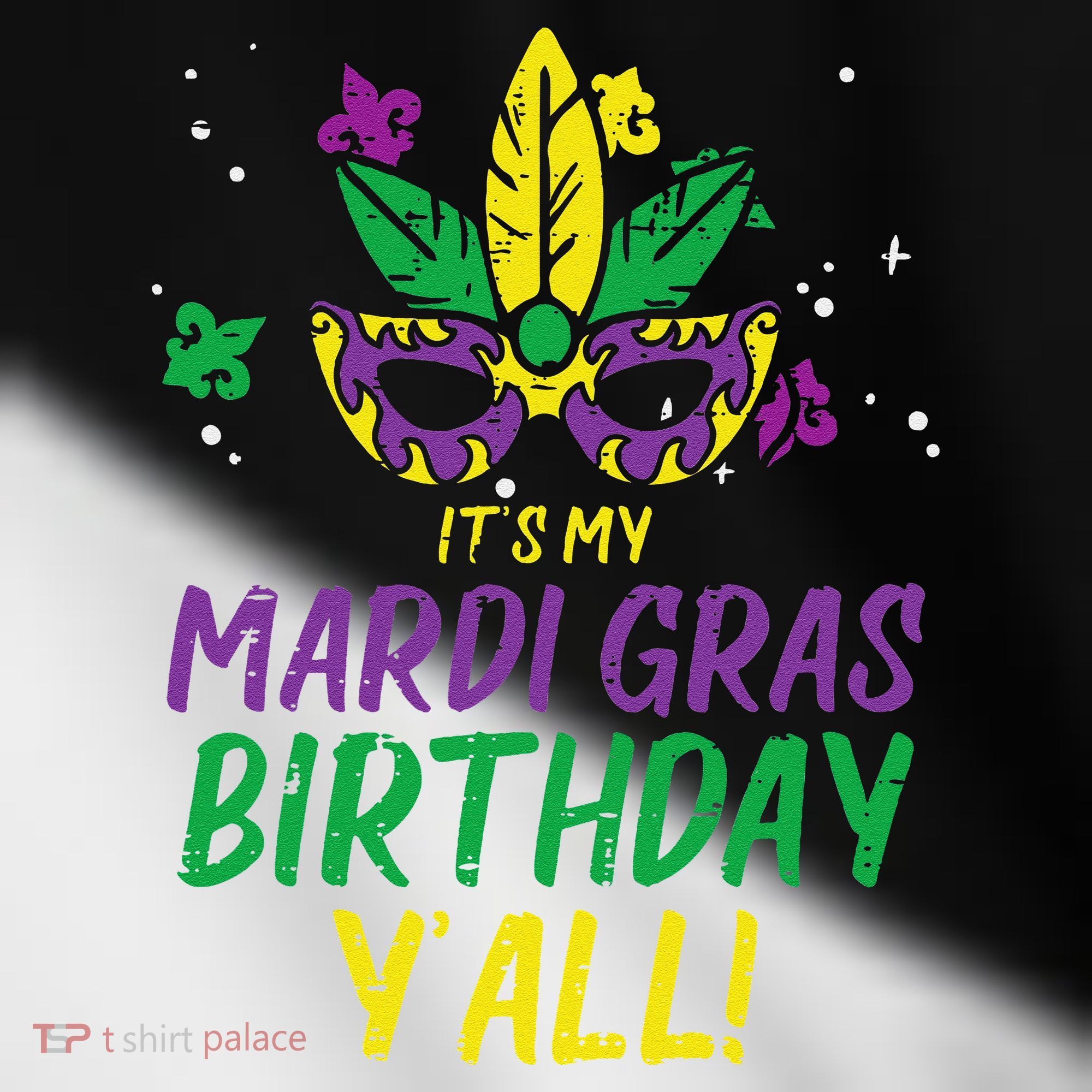 Its My Mardi Gras Birthday Yall Mardi Gras Toddler Fine Jersey T-Shirt