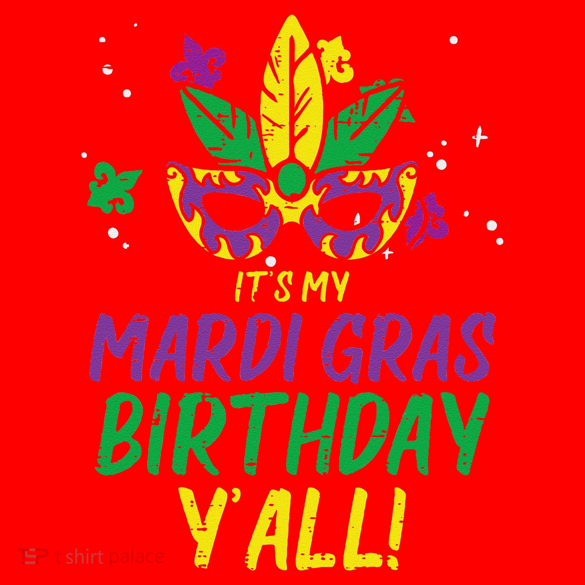 Its My Mardi Gras Birthday Yall Mardi Gras Santa Hat