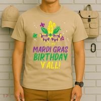 Its My Mardi Gras Birthday Yall Mardi Gras T-Shirt thumb 6