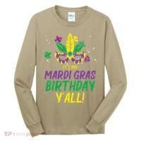 Its My Mardi Gras Birthday Yall Mardi Gras Tall Long Sleeve Shirt thumb 0