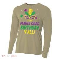 Its My Mardi Gras Birthday Yall Mardi Gras Cooling Performance Long Sleeve Crew thumb 0