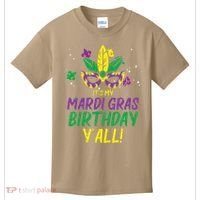 Its My Mardi Gras Birthday Yall Mardi Gras Kids T-Shirt thumb 0