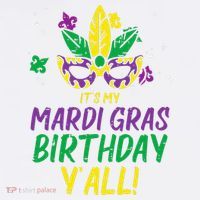 Its My Mardi Gras Birthday Yall Mardi Gras Comfort Colors Garment-Dyed Hooded Sweatshirt thumb 2