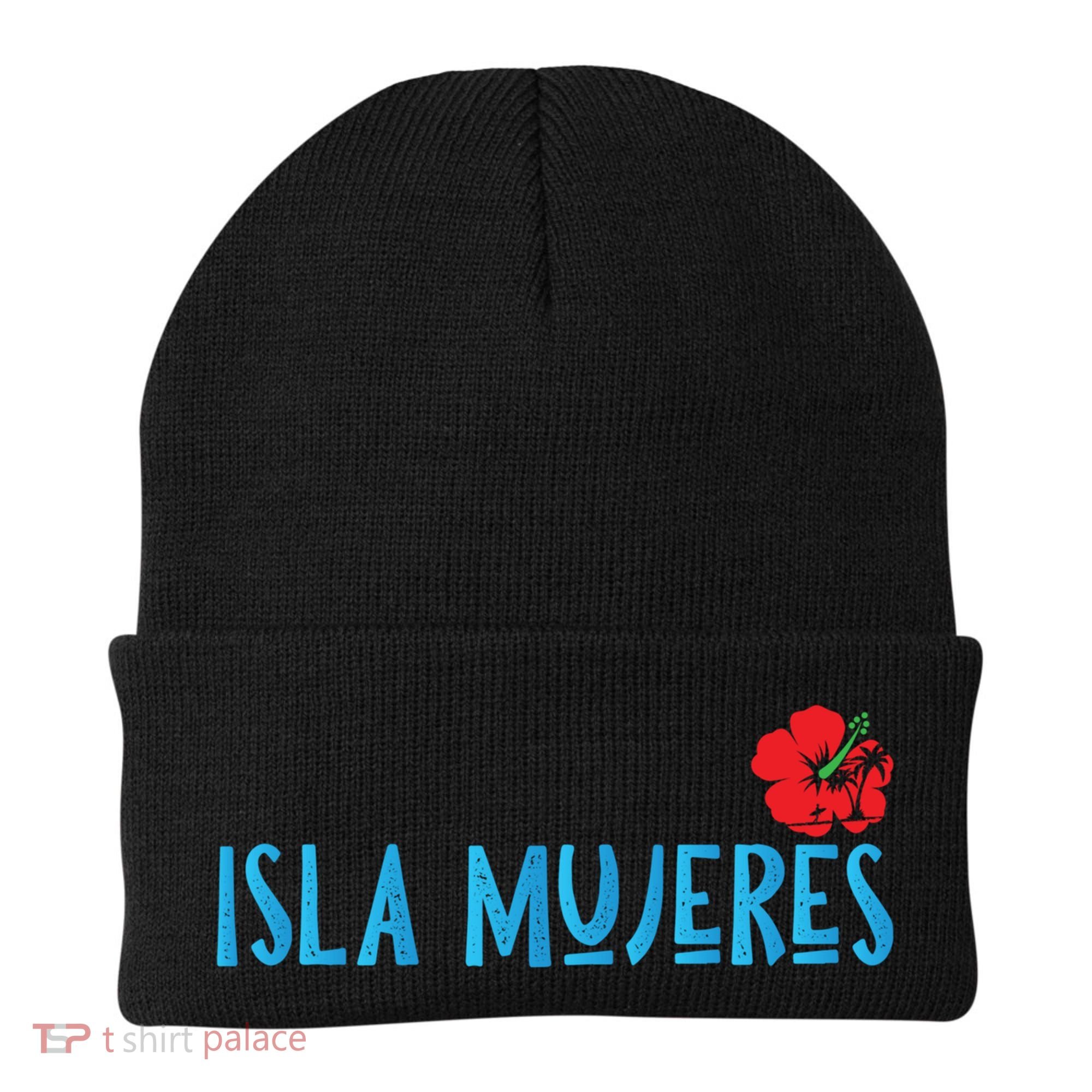 Isla Mujeres Mexico Vacation Souvenirs Matching Family Trip Funny Gift Beanie