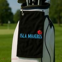 Isla Mujeres Mexico Vacation Souvenirs Matching Family Trip Funny Gift Golf Towel thumb 2