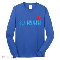 Isla Mujeres Mexico Vacation Souvenirs Matching Family Trip Funny Gift Long Sleeve Shirt thumb 0