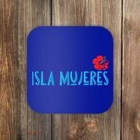 Isla Mujeres Mexico Vacation Souvenirs Matching Family Trip Funny Gift Coaster thumb 0