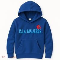 Isla Mujeres Mexico Vacation Souvenirs Matching Family Trip Funny Gift Kids Hoodie thumb 0