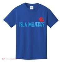 Isla Mujeres Mexico Vacation Souvenirs Matching Family Trip Funny Gift Kids T-Shirt thumb 0