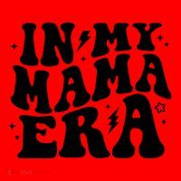 In My Mama Era Cute Mothers Day Santa Hat thumb 1