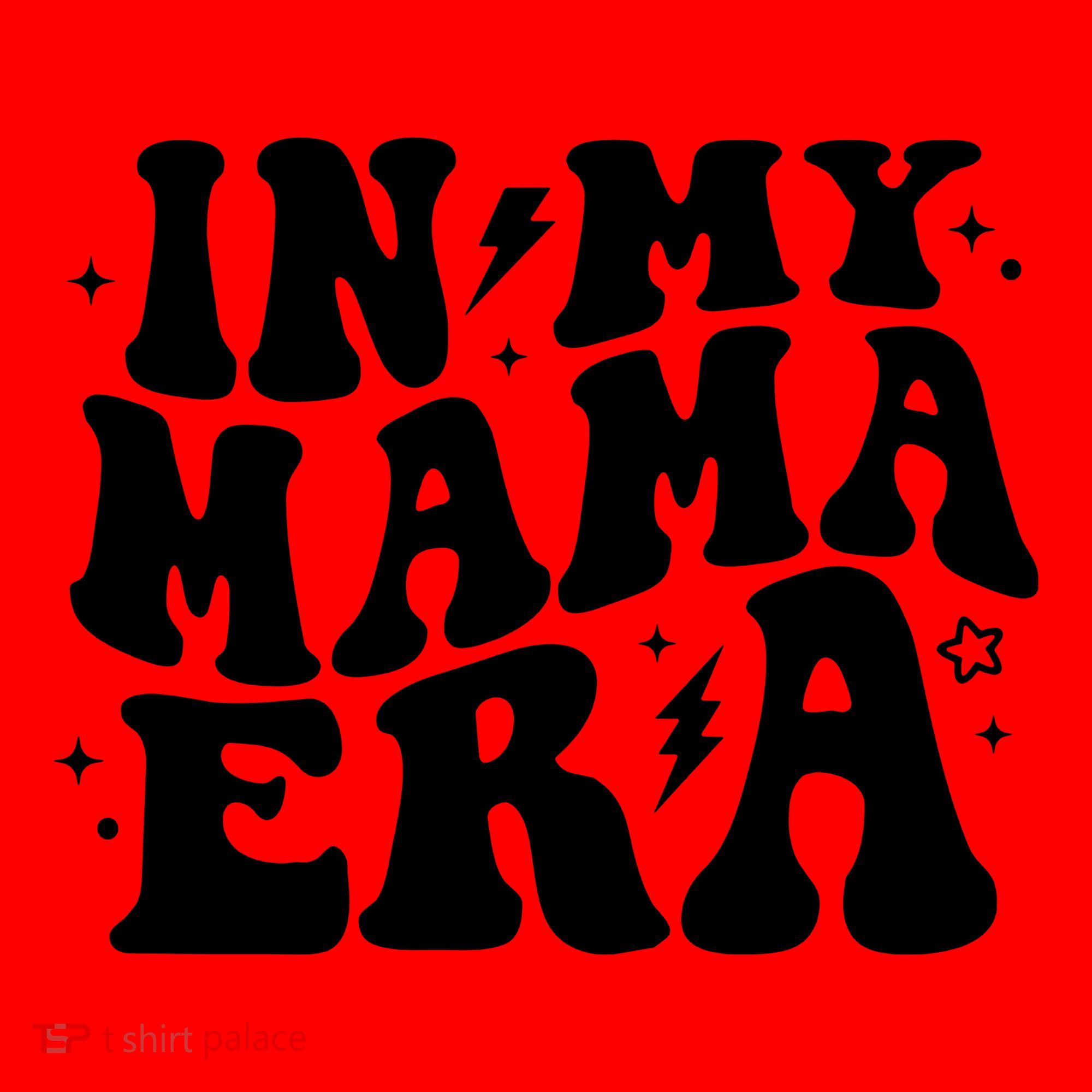 In My Mama Era Cute Mothers Day Santa Hat