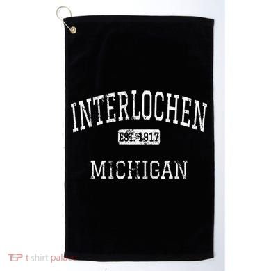 Interlochen Michigan MI Vintage Golf Towel