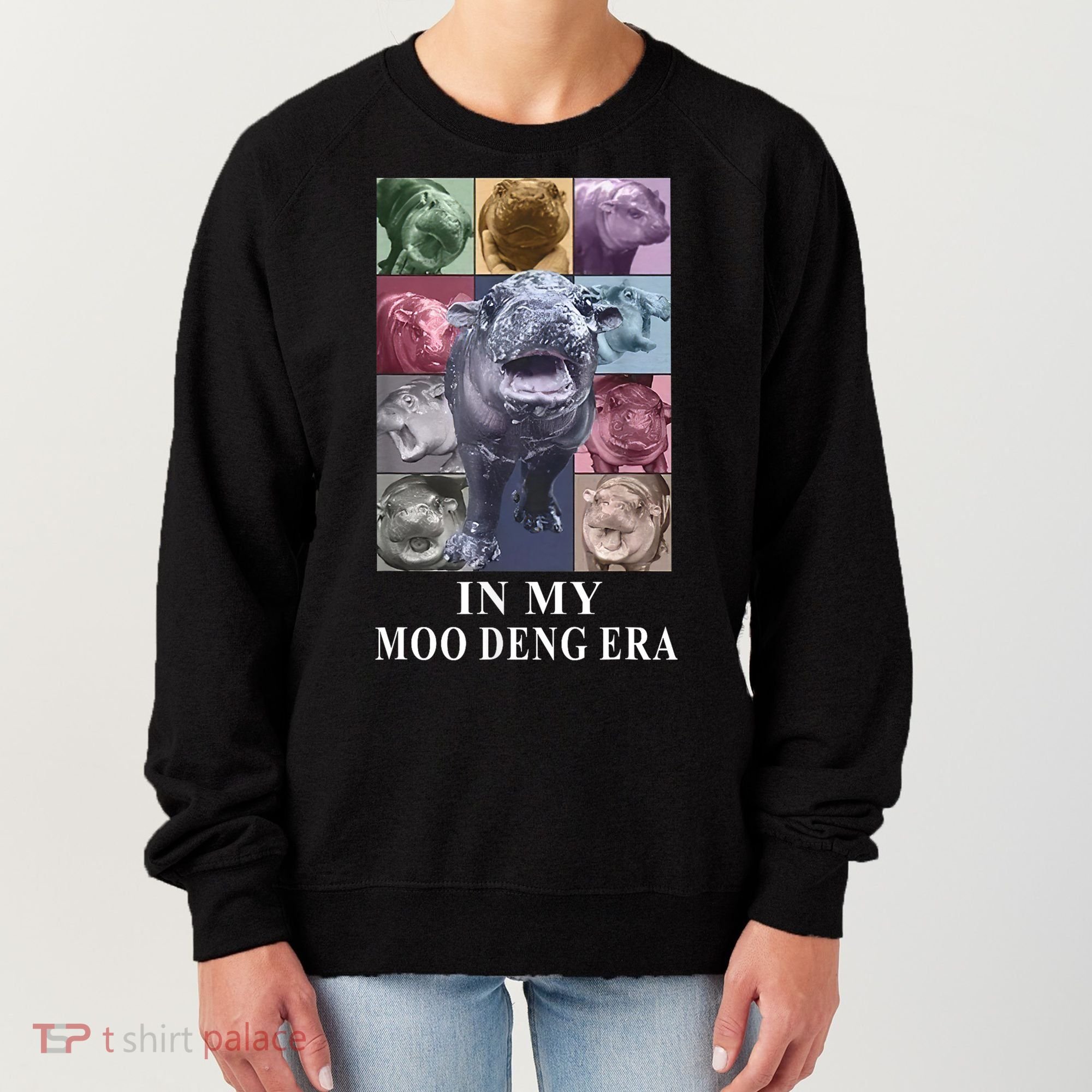 In My Moo Deng Hippo Pygmy Hippopotamus Women's Sweatshirt