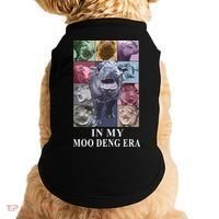 In My Moo Deng Hippo Pygmy Hippopotamus Doggie Tank thumb 0