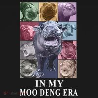 In My Moo Deng Hippo Pygmy Hippopotamus Bucket Hat thumb 4