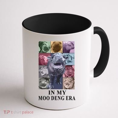 In My Moo Deng Hippo Pygmy Hippopotamus Coffee Mug back