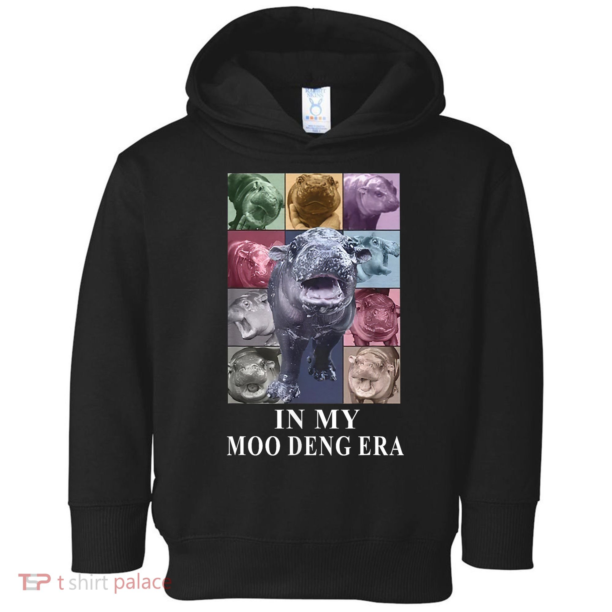 In My Moo Deng Hippo Pygmy Hippopotamus Toddler Hoodie