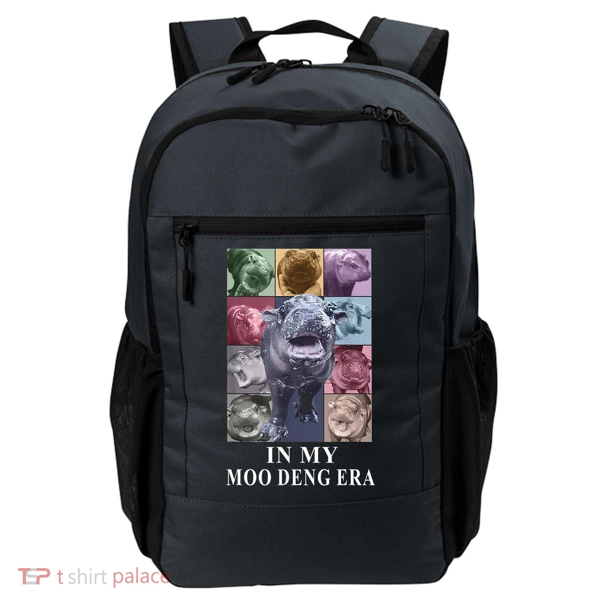 In My Moo Deng Hippo Pygmy Hippopotamus Backpack