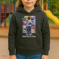 In My Moo Deng Hippo Pygmy Hippopotamus Kids Hoodie thumb 3
