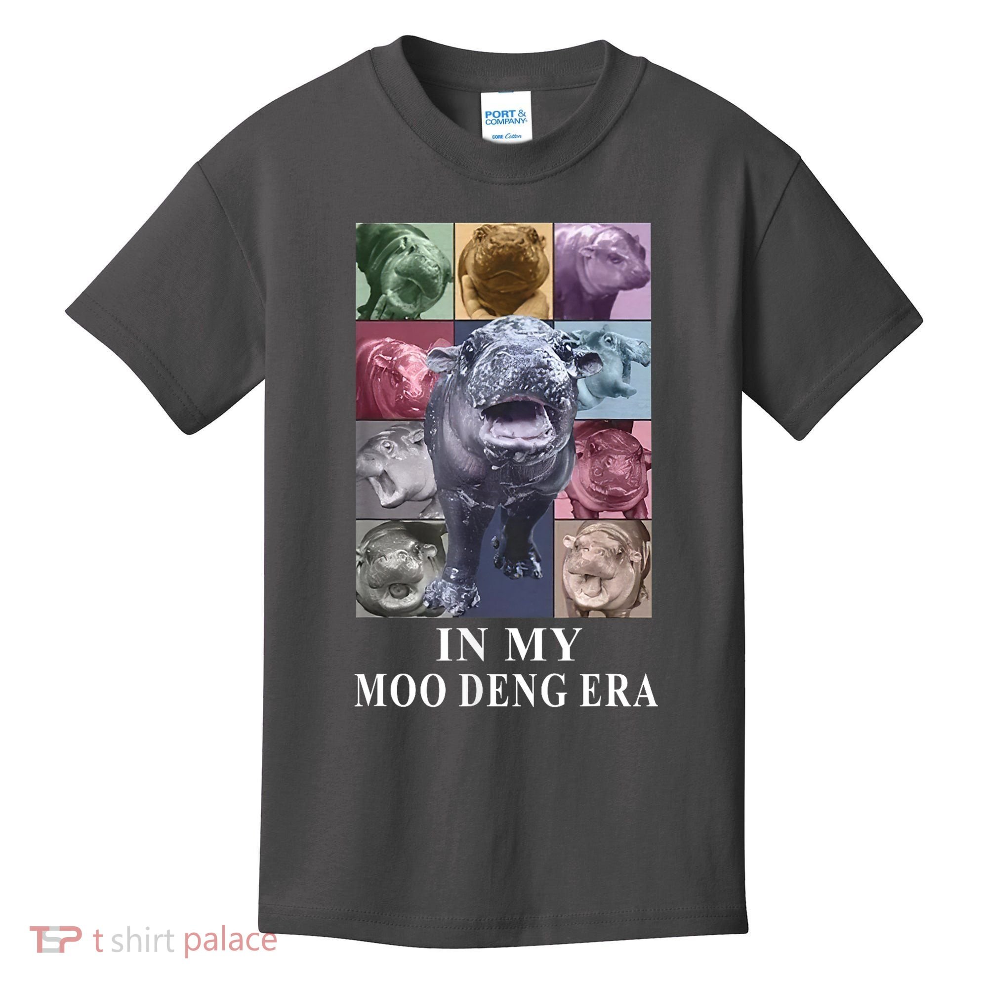 In My Moo Deng Hippo Pygmy Hippopotamus Kids T-Shirt