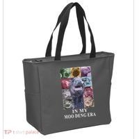 In My Moo Deng Hippo Pygmy Hippopotamus Tote Bag thumb 2
