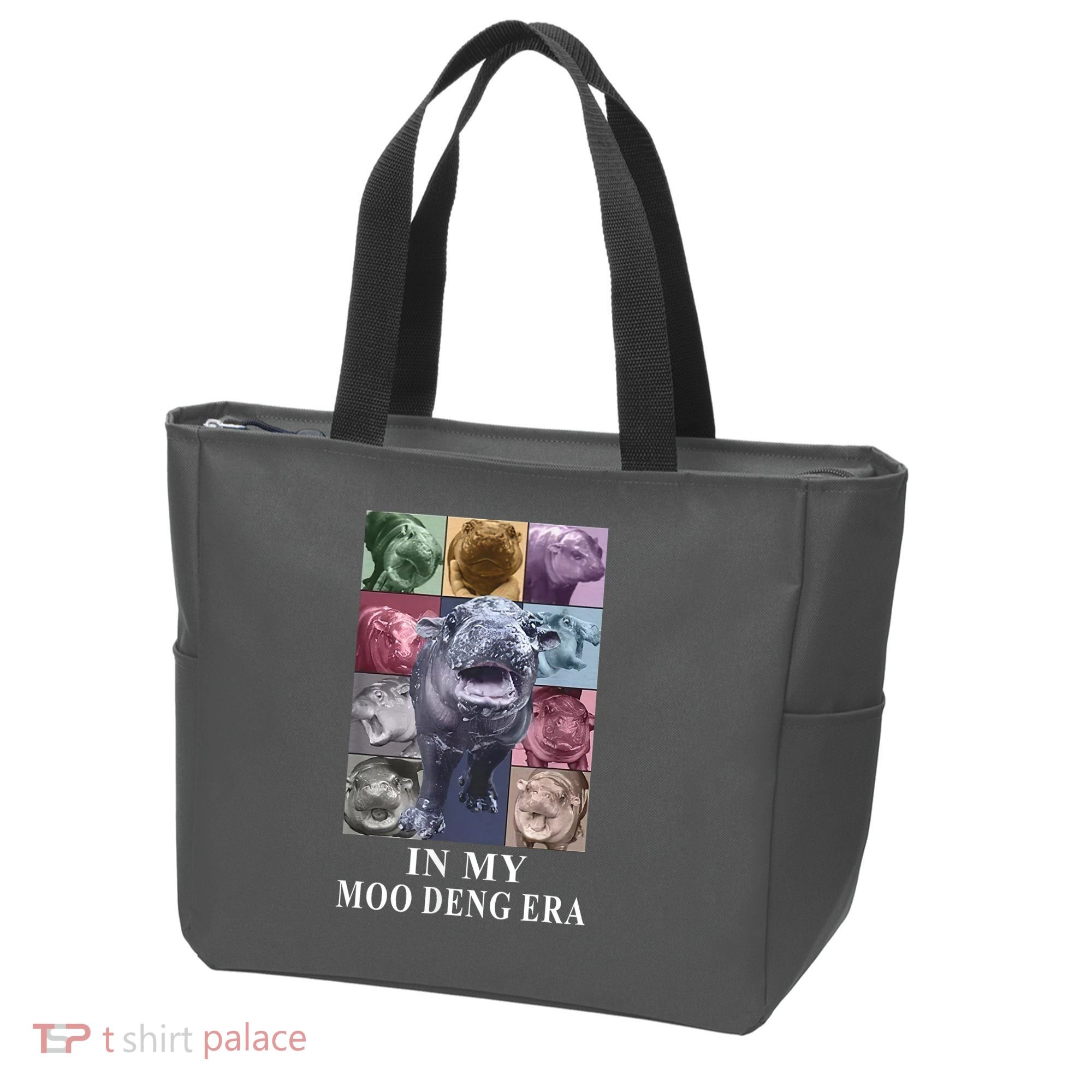 In My Moo Deng Hippo Pygmy Hippopotamus Tote Bag
