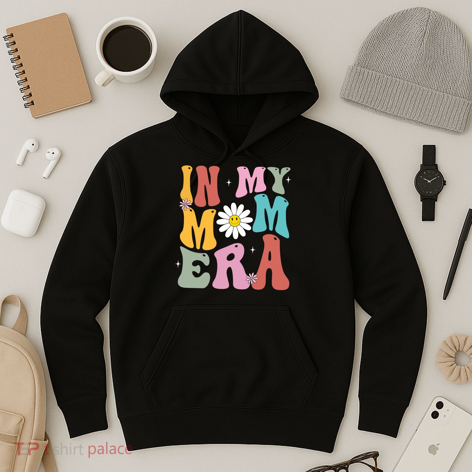 In My Mom Era Retro Mothers Day Gift Hoodie