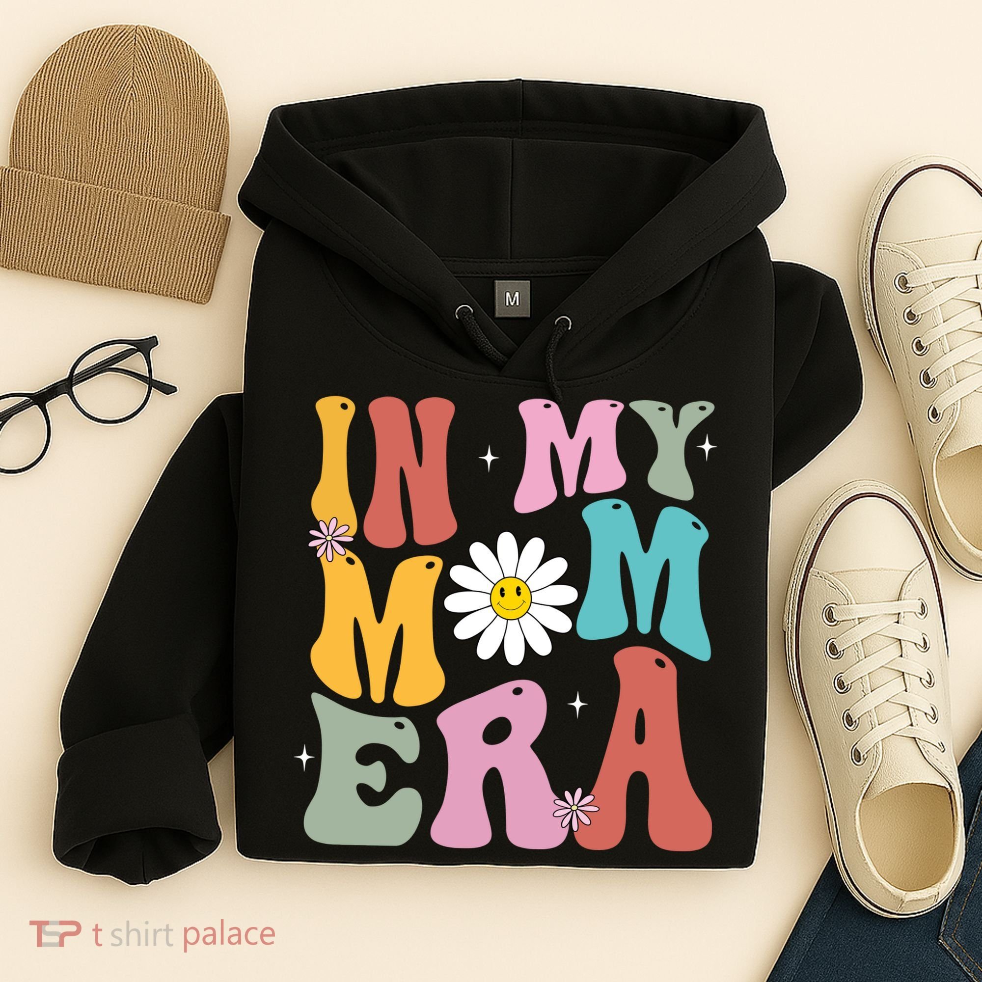 In My Mom Era Retro Mothers Day Gift Hoodie