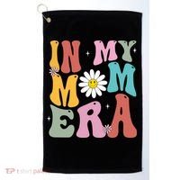 In My Mom Era Retro Mothers Day Gift Golf Towel thumb 0