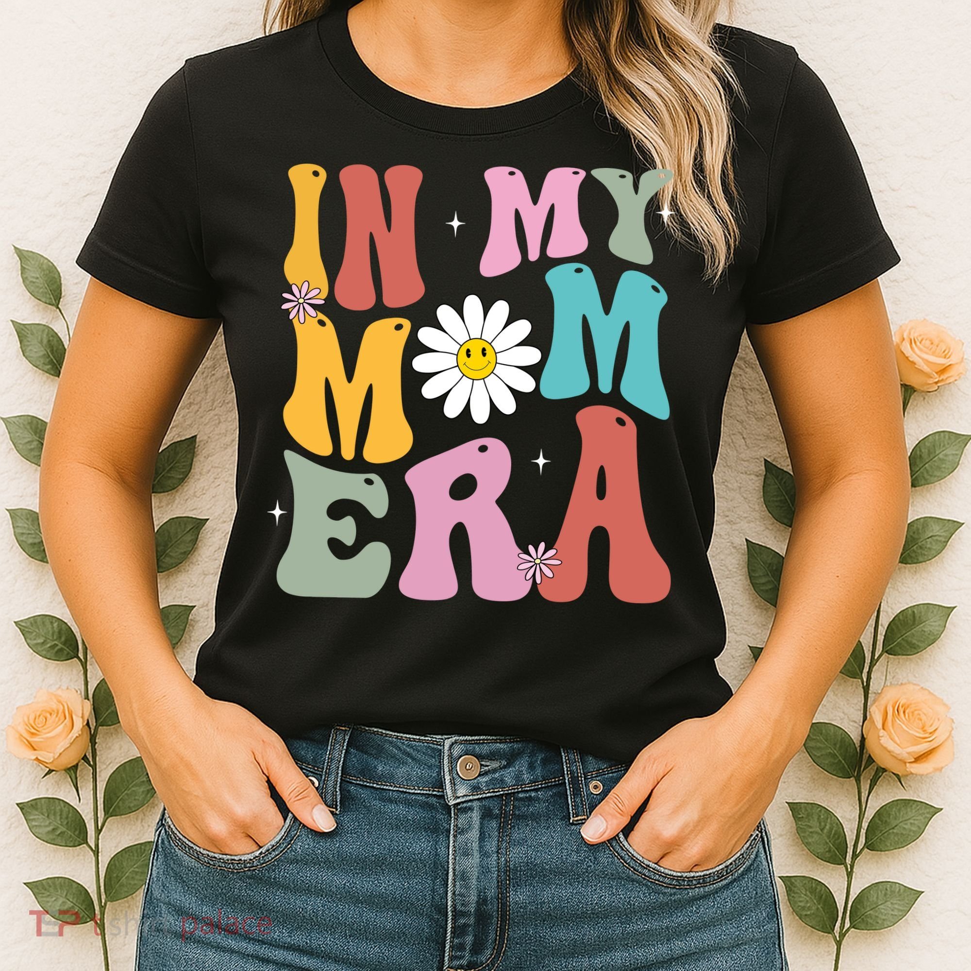 In My Mom Era Retro Mothers Day Gift Women's T-Shirt