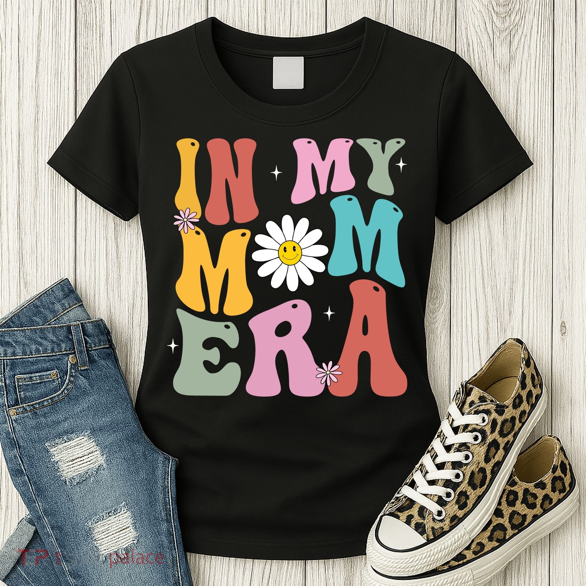 In My Mom Era Retro Mothers Day Gift Women's T-Shirt