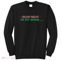 In My Mind Silent Night Ugly Christmas Xmas Sweater Sweatshirt thumb 0