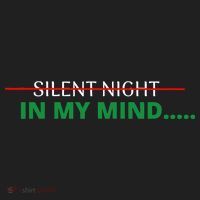 In My Mind Silent Night Ugly Christmas Xmas Sweater Hat thumb 2