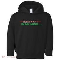 In My Mind Silent Night Ugly Christmas Xmas Sweater Toddler Hoodie thumb 0