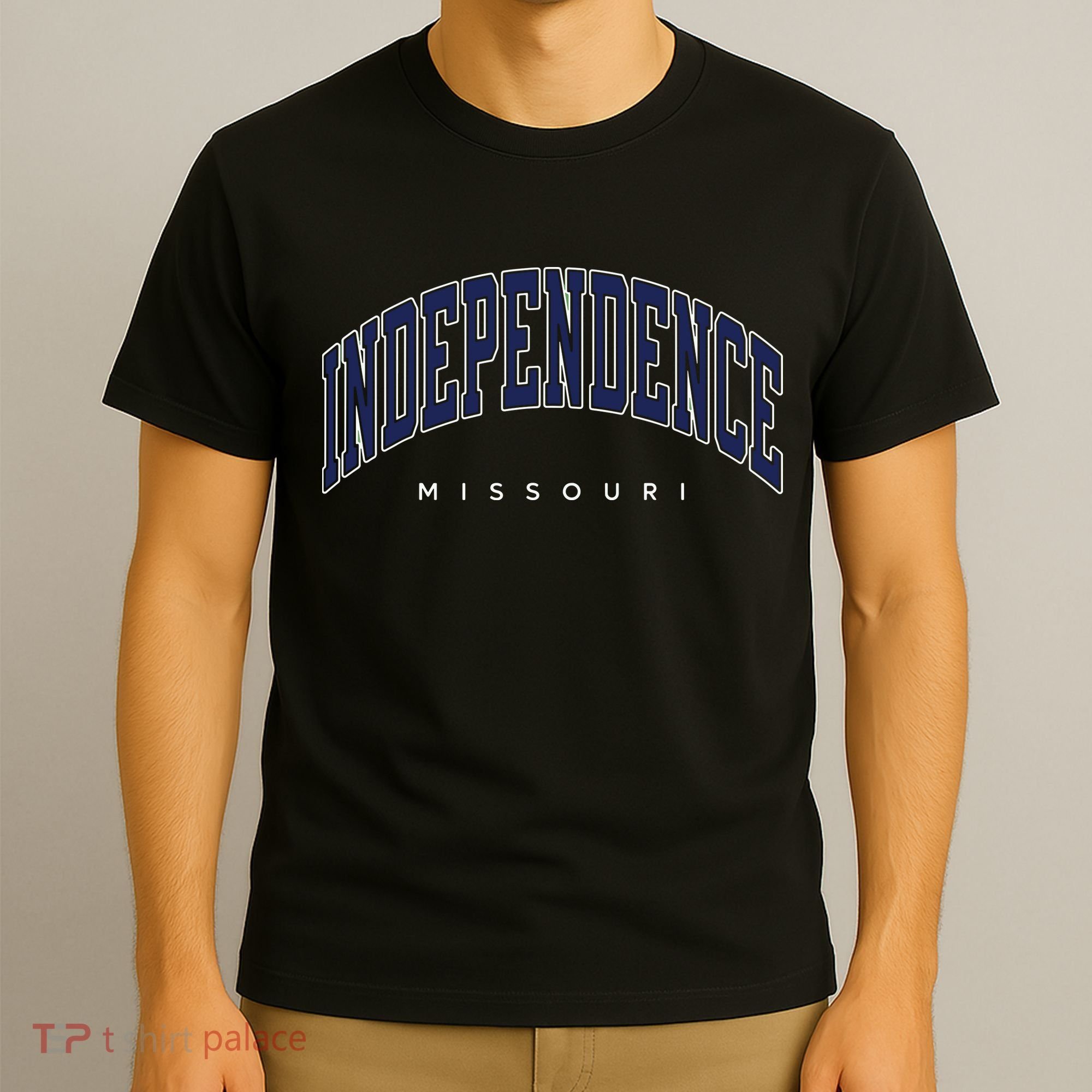 Independence Missouri Mo Varsity Style T-Shirt