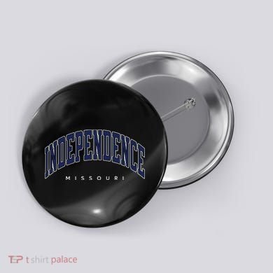 Independence Missouri Mo Varsity Style Button